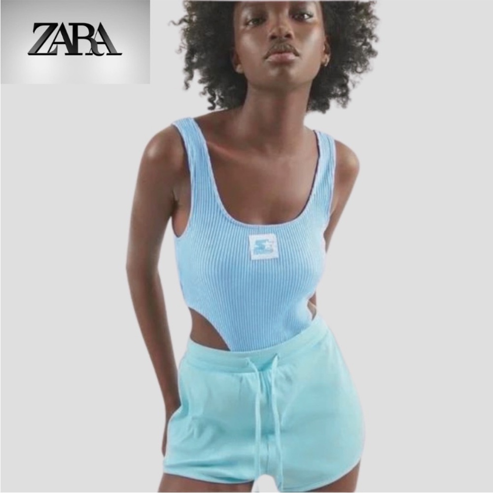 Zara X Starter Ribbed Bodysuit M